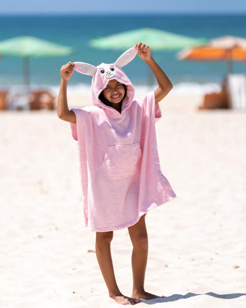Snuggs Kids Poncho Towel Rabbit